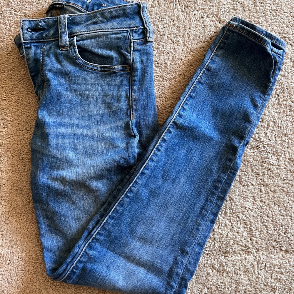 American eagle skinny jeans size 4